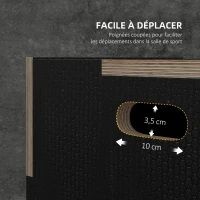 SPORTNOW Box Jump pliométrie 3 en 1 boîte à saut musculation fitness pour box training en bois, 30,5/35,5/40,5H cm(m-5)