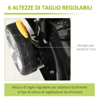 DURHAND Tagliaerba Elettrico 40V, Tagliaerba a Batteria Motore 800W, con Set Batterie e Caricabatterie, Larghezza di Taglio 42cm, 6 Altezze di Taglio 25-75mm e Sacco di Raccolta da 45L(m-5)
