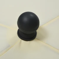 Outsunny Ombrellone da Giardino Rettangolare 2x1.3 m con Inclinazione Regolabile e Palo in Alluminio, Beige e Nero(m-8)