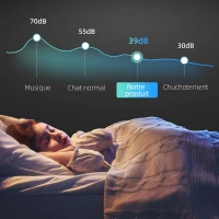 HOMCOM Cave à vin 20 bouteilles 53L haute performance température réglable 5-18° avec lumière LED, noir(m-5)