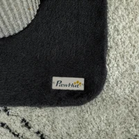 PawHut 78cm 2-in-1 Cat Scratching Post with 3 Toy Feathers, Black(m-9)