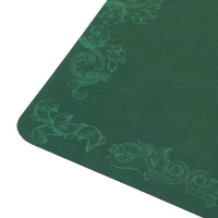 SPORTNOW Professional Poker Mat, 12-Player Water-resistant Poker Table with Felt Surface, Carry Bag, Green(m-8)
