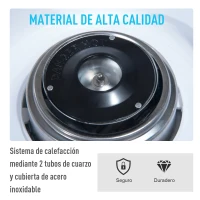 HOMCOM Máquina de Algodón de Estilo Retro con Medidor y 10 Palos de Bambú Acero Inoxidable y Aluminio 30x30x28 cm Azul(m-4)