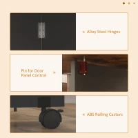 HOMCOM Folding Dining Table, Drop Leaf Table for Small Spaces, Foldable Table with Drawer and Storage Shelves for Kitchen, Dining Room, Rustic Brown(m-6)