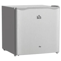 HOMCOM 46 Litre Lockable Countertop Fridge - Grey(m-11)