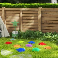 AIYAPLAY Zestaw 9 Kamieni do Balansowania w Kształcie Żółwia, 3-8 Lat, Plastik, Kolorowe(m-8)