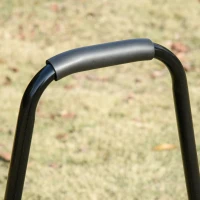 Outsunny Rodillo para Césped de 30L Relleno de Arena o Agua con Mango en U para Jardín Granja Verde Oscuro(m-8)