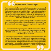 Outsunny Trampa para Animales Vivos 100x24x30 cm con 2 Puertas y Marco de Acero para Interior y Exterior Verde(m-6)