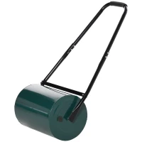 Outsunny Rolo de Relva Largo 50 cm Ø30cm  Rolo de Relva de 30L Preenchido com Areia ou Água com Pega em U 102x50x30 cm Verde(m-10)