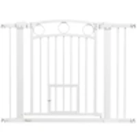 PawHut Bariera Siguranta cu Usa Pisici – 76-104cm(m-17)