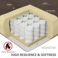 HOMCOM Electric Riser and Recliner Chair for Elderly, Power Lift Recliner Chair with Remote Control, Dark Brown(m-8)