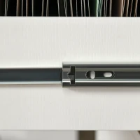 Vinsetto Cajonera de Oficina con 2 Cajones para Carpetas Colgantes con Cerradura y 2 Llaves 77x42x72 cm Blanco(m-9)