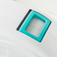 Outsunny Carretel de Mangueira para Jardim 20+2 m com 7 Bocais Função de Bloqueio Retorno Automático e Giro de 180° Cinza Claro(m-9)