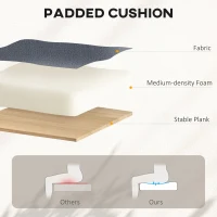 HOMCOM 99-119 cm Draughtsman Chair, with Adjustable Footrest - Grey(m-8)