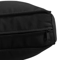 Outsunny Garden Rattan Sofa Cushion Polyester Cover Replacement Outdoor- No Cushion Included, Black(m-9)