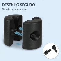 Outsunny Conjunto de 4 Pesos para Tendas Dobráveis Suportes Enchivel com 9,5 kg de Água ou 12 kg de Areia  Ø24x25,5 cm Preto(m-6)