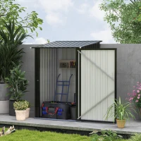 Outsunny Casuta Gradina 100×103×160 cm – Lamiera Otel cu incuietoare(m-11)