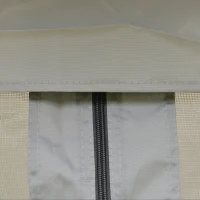 Outsunny 3.6 x 3.6 m Pop up Gazebo with Netting, Height Adjustable Party Tent Instant Canopy Sun Shade Shelter, Grey(m-13)