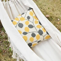 Outsunny Hamac de Voyage Portable Style bohème Chic Toile de hamac dim. totales 2,88L x 1,5l m Coton Polyester Beige(m-9)