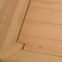 Outsunny Large Fir Wood Raised Plant Stand Oak Tone(m-9)