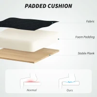 HOMCOM Draughtsman Chair, Mesh Drafting Chair, Ergonomic Office Chair with Lumbar Support, Adjustable Foot Ring, Black(m-7)