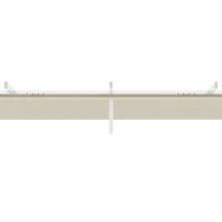 Outsunny Cobertura para Pérgola 3,5x2,5 m Teto de Substituição Retrátil para Pérgola com 10 Orifícios de Drenagem Creme(m-7)