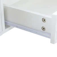 TV Stand with Storage Cabinets and Open Shelves for 80-Inch TV, Embossed Pattern Entertainment Centre, 180L x 40W x 41H cm, White(m-11)