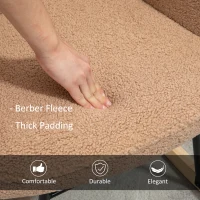 HOMCOM Retro Design Rocking Chair, Solid Wood, Armchair, Relax Chair, 98 cm x 71 cm x 101 cm, Brown(m-5)