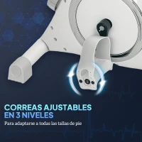 SPORTNOW Mini Bicicleta Estática con Resistencia Magnética Pantalla LCD y Pedales Antideslizantes para Ejercitar Brazos y Piernas(m-7)