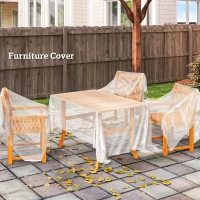 Outsunny Plastic Greenhouse Cover, Plant Cover, UV Resistant, Waterproof, 8 x 10 m(m-6)