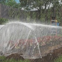 Outsunny Plastic Greenhouse Cover, Plant Cover, UV Resistant, Waterproof, 8 x 10 m(m-8)