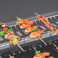 Outsunny Seven-Burner Gas BBQ Grill - Grey(m-8)