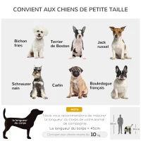 PawHut Poussette pour chien 2 en 1 pliante nacelle amovible coussin laisse de sécurité tissu 600D Oxford 81 x 68 x 98,5 cm kaki(m-4)