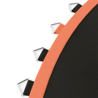 SPORTNOW Trampoline Replacement Mat with Spring Pull Tool, 54 V-Hooks, for 10ft Trampoline using 14cm Springs, Orange(m-8)