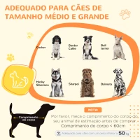 PawHut Gaiola para Cães com Parte Superior Rebatível Suporte de Tigelas Bandeja Amovível Rodas e Porta Dupla 92x62x73 cm Preto(m-4)