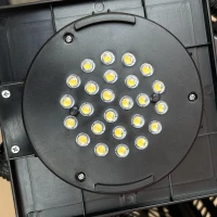 Outsunny Candeeiro Solar com Iluminação LED Liga Automático Candeeiro se Exterior em Aço e Vime PE 20x20x68 cm Cinzento Escuro(m-9)