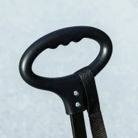 PawHut Poussette pour chien poussette petit chien pliable à 4 roues avec tige de poussée réglable 53 x 45 x 28 cm gris(m-9)