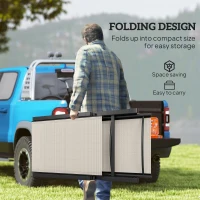 Outsunny Folding Sun Lounger Set of 2, 5-Position Adjustable Reclining Garden Loungers, Garden Chaise Lounge Sunbed Recliner Chairs with Steel Frame for Beach, Porch, Patio, Camping, Khaki(m-6)