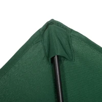 Outsunny 2m Garden Parasol Umbrella, Outdoor Sun Shade with 6 Sturdy Ribs for Balcony, Bench, Garden, Green(m-10)