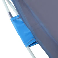 Outsunny Abri de plage tente de plage pliable pop-up automatique instantané protection UV fenêtre arrière grand tapis de sol bleu ciel(m-10)