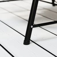 Outsunny Rattan Swing Chair, Outdoor Garden Hanging Swing Seat with Stand and Seat Cushion, Porch Hanging Chair for Balcony, Garden, Deck, Light Grey(m-9)