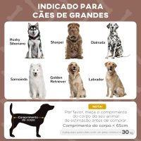 PawHut Cama para Cães Elevada com Toldo para Cães Médios com Estrutura de Aço e Bolsa de Transporte 106x76x94 cm Marrom Claro(m-4)