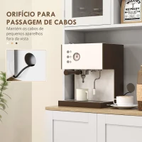 HOMCOM Armário de Cozinha Armário Alto de Cozinha com 3 Portas Prateleiras Ajustáveis e Prateleiras na Porta  60x35x169 cm Branco(m-7)