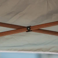 Outsunny 3 x 3(m) Pop Up Gazebo, Double-roof Garden Tent with Netting and Carry Bag, Party Event Shelter for Outdoor Patio, Dark Grey(m-11)