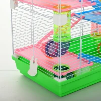 PawHut cusca cu 5 niveluri pentru rozatoare, 46x30x58 cm(m-16)