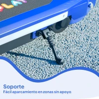 AIYAPLAY Patinete Eléctrico para Niños con Luces LED Acelerador de Pulgar y Ruedas sin Pinchazos Velocidad de hasta 10 km/h Azul(m-8)