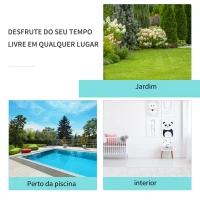 Outsunny Suporte para Camas de Rede de Madeira 325x120x118cm Estrutura para Cama de Rede Dupla Carga Máxima 120kg para Jardim Terraço Interior e Exterior Natural(m-5)