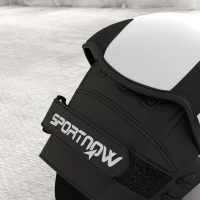 SPORTNOW Pattes d'ours boxe mitaines boxe avec couvre-doigts pour Muay Thai Kickboxing Arts Martiaux MMA 24 x 19 x 4 cm blanc(m-8)