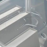 HOMCOM Mobile Scarpiera Modulare Salvaspazio, 6 Cubi in Plastica PP, 65x32x162 cm, Trasparente(m-7)