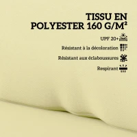Outsunny Coussins de palette extérieur 2 places coussins de siège pour euro palette lavable 120 x 80 cm et 120 x 45 cm, beige(m-5)